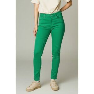 American Eagle Outfitters Green Stretch Skinny Jeans Womens Size 0 Cotton Blend